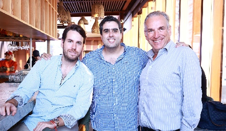 Andrés Aguirre, José Carlos Mahbub y Jesús Aguirre.