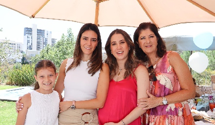  Isa Molina, Gaby Labastida, Mónica Torres y Marus Hernández.