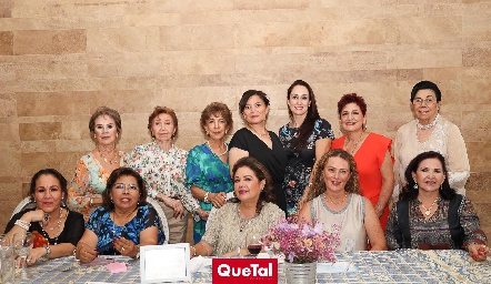  Silvia Esparza, Marisol López, Adriana Dibildox, Mary Carmen Martínez, Lucy Roldán, Laura Solís, Lucero Rosillo, Lila González, Lizette del Carmen Flores, Adela Martínez, Aida Palau y Patricia Nieto.