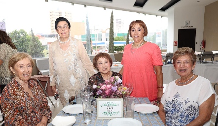  Club Aloe: Lucy Roldán, Marilú Lira, Luisa Alvarado, María Teresa Iwadare.