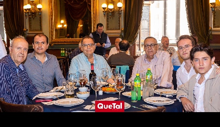  José Luis Garza, Ricardo Garza, Alfonso Martínez, Alejandro Perea, Santiago Hampshire Martínez y Mariano Hampshire Martínez.