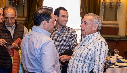  Raúl Rivera, Alejandro y Alejandro Mancilla.