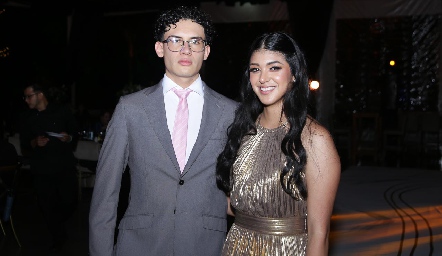  Axel Gaona y Valentina González.