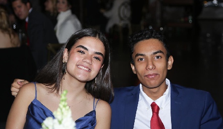 Silvana Garza y Juan Pablo.
