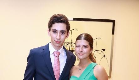  Mateo Conde y Alexia Galán.