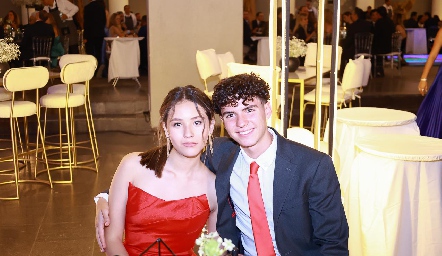  Luca Silva y Danna Menchaca.