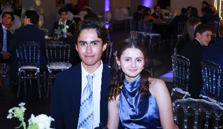  Aldo Hinojosa y Tania Rodríguez.