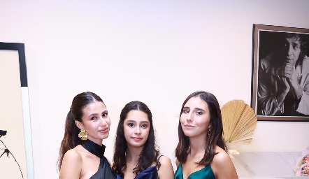  Valeria Quiroz, Cecilia Araujo e Inés Nava.