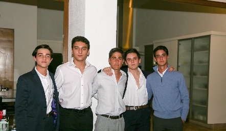  Marcelo Díaz infante, Arturo Payán, Mau Galván, Patricio y Paulo Alcalde.