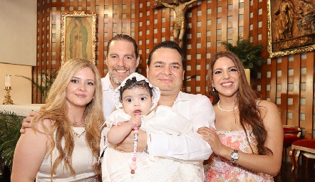  Daniela González, Longinos Zúñiga, Héctor Hernández, María Paula Hernández y Mariana Carbajal.