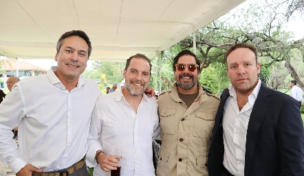  Yayo Martínez, Longinos Zúñiga, Miguel Martínez y Boris Lozano.