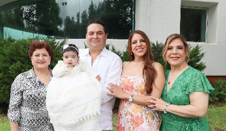  Blanca Elizondo, Héctor Hernández, María Paula Hernández, Mariana Carbajal y Magdalena Elizondo.