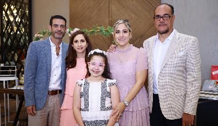  René Hernández, Genoveva Flores, Regina Delgado, Rebeca Rodarte y Jaime Delgado.