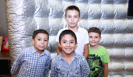  Juan Carlos Lapuente, Rafa Rodriguez, Diego Aranda y Gus Medina.