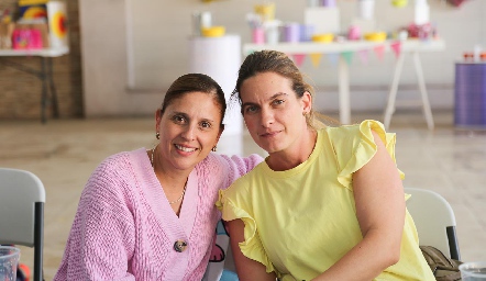  Mari Carmen Aldrete y Hanni Abud.