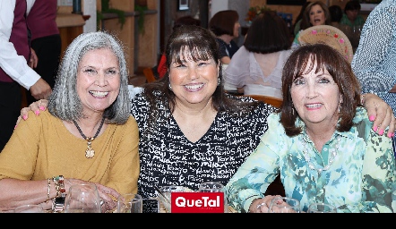  Paty Haro, Gaby Portillo y Carmelita Mora.