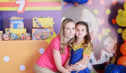  Miriam Huber con su hija Raquel Valladares.