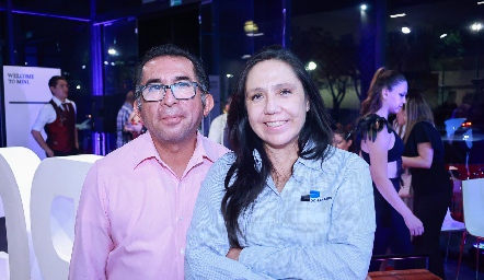  David Lázaro y Laura del Castillo.