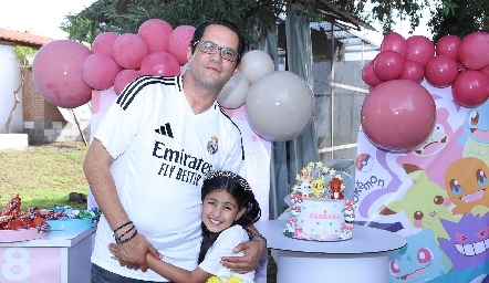  Fernando Rojo con su hija Bárbara.