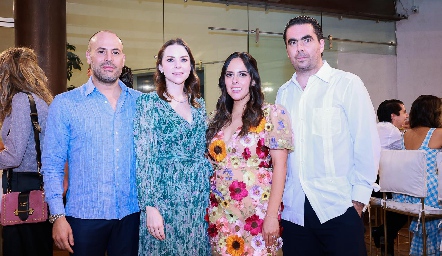  Jorge Barrera, Sofía Valladares, Lucía Escalante y Alejandro Mejía.