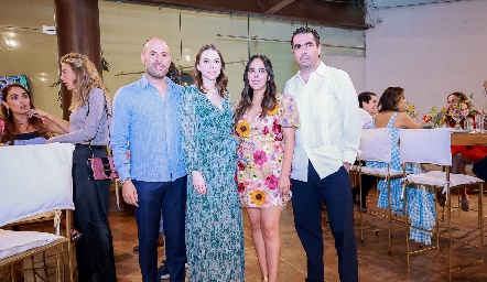  Jorge Barrera, Sofía Valladares, Lucía Escalante y Alejandro Mejía.
