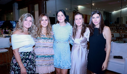  Sonia Moreno, Valeria Flores, Alejandra, Mariloli García y Mariana Palazuelos.