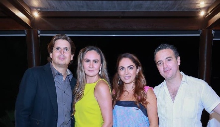  Luis del Castillo, Isabel Mejía, Mari Carmen Mejía y Alejandro Granado.