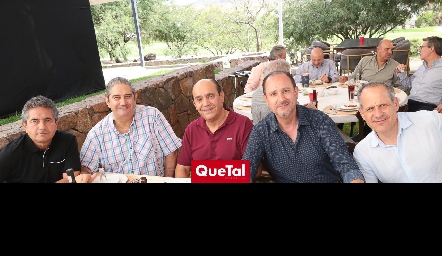  Humberto Rodríguez, Gerardo Rodríguez, Jesús Curiel, Manuel Toledo y Ramón Gómez.