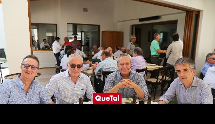  Fernando Matienzo, Mauricio Rodríguez, Alejandro Hinojosa y Fernando del Pozo.