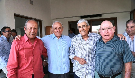  Sergio Galván, Jaime Galván, Giva Galván y Juan Bremer.