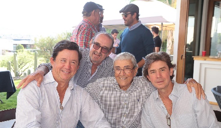  Chato López, Guillermo Borbolla, Giva Galván y Jaime López.