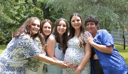  Gabriela Villanueva, Paulina Aldrett, Marisol González, Gabriela González y Daniela González.