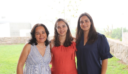  Rosa María Maza, Bárbara Mejía y Rosa Mejía.