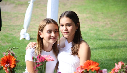 Xime Vázquez y Rafaella Ortiz.