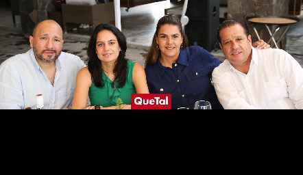 José Luis Barrón, Andrea de la Torre, Gabriela Díaz Infante y Mauricio Vera.