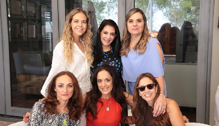  Irán Vergara, Patricia Guerrero, Claudette Mahbub, Adriana Ocaña, Ivette Morales y Ana Luisa Díaz de León.