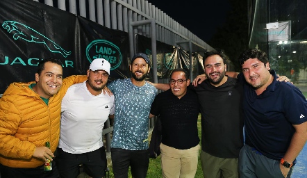 Carlos Piña, Pablo Medina, Ricardo Jonguitud, Héctor Tiscareño, Quique Portillo y Edgar Medina.