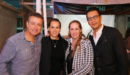  Roberto Pedroza, Sonia Mendoza, Isabel Werek y Gerardo González.