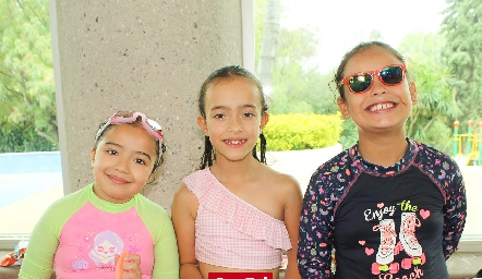  Carlota, Aria y Sofi.