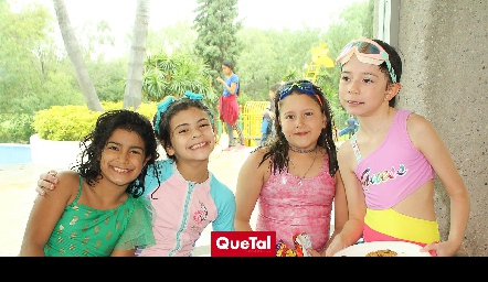  Mía Hernández, Ana Paula Gómez, Paula Valadez y Renata Ramírez.