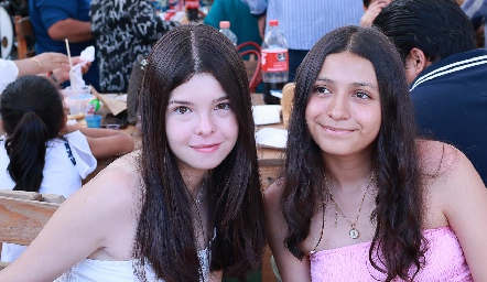  María Fernanda y Sofía Rodriguez.