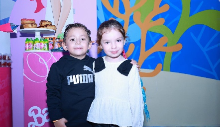  Marcelo Zúñiga y Martina Caballero.
