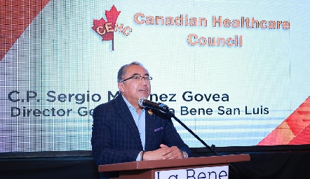  C.P. Sergio Martínez, director general de la Bene.