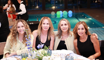  Gabriela Serment, Lupita Pereda, Roxana Serna y Mónica Gaviño.