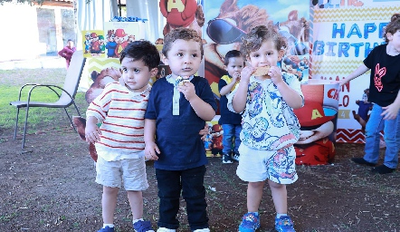  José Miguel, Pablo y Jürgen.