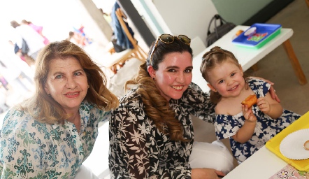  Dora María Montaño, Carla López y Romina Nava.