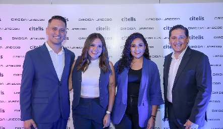  Gerardo León, Dulce Gerónimo, Brenda Bocardo y Daniel Chávez.