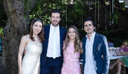  Michelle Cano, Roberto Lozano, Paulina Aguirre y Guillermo Gómez.