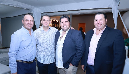  Armando Lasso, Mauricio Ruiz, Abraham Reynoso y Juan Pablo Torres.