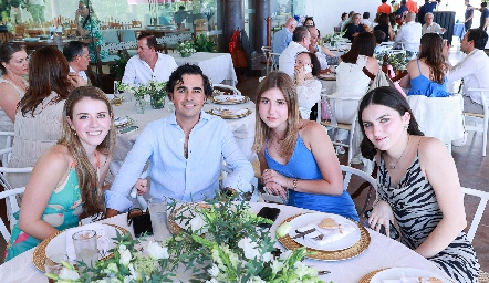  Fernanda Orozco, Javier Gómez, Laia Dávila y Sofía García.